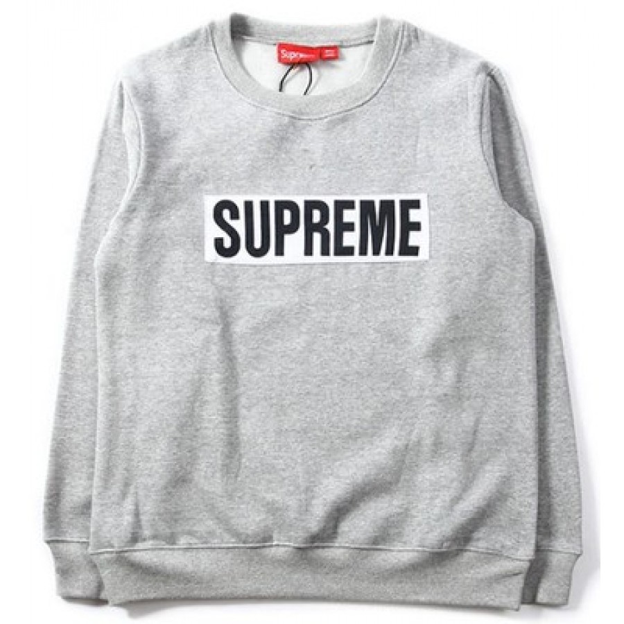 Supreme Box Logo Marathon Sweater (Gray)