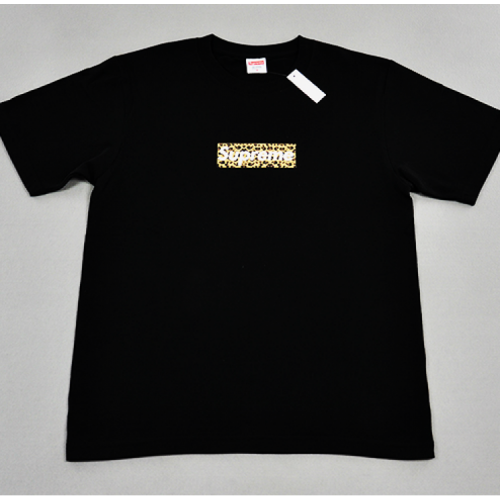Supreme Box Logo Leopard T-shirt (Black)